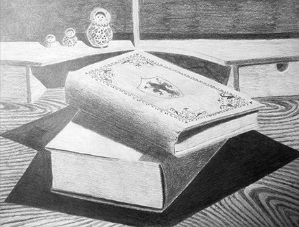 Book in perspective
how to draw a book
linear perspective
stack of books
bluelavaart