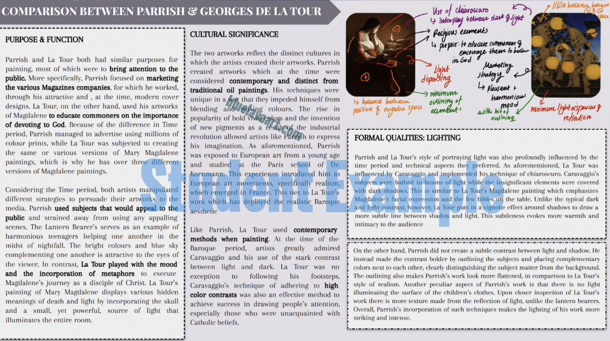 Comparative Study Criteria Examples