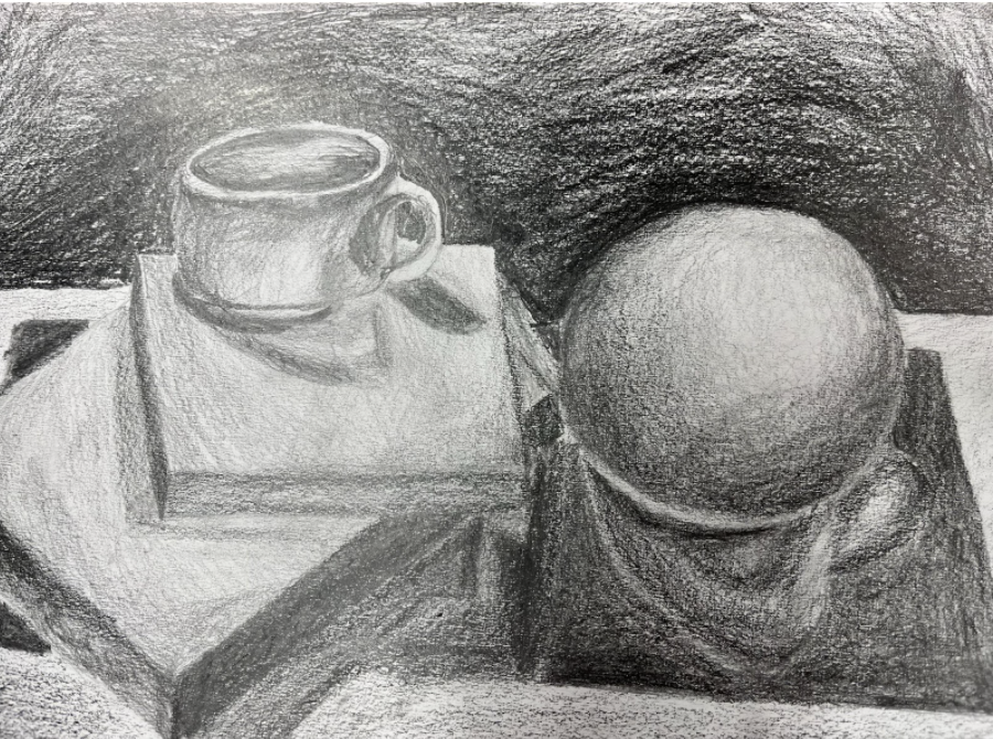 Still life drawing- basic forms