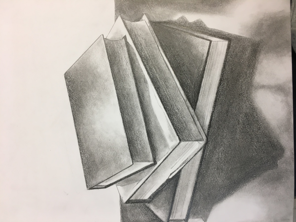 Book in perspective
how to draw a book
linear perspective
stack of books
bluelavaart