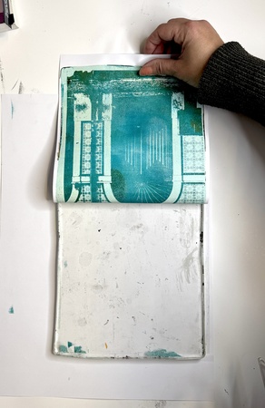 Gel printmaking